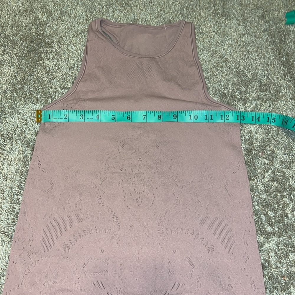 Lululemon Reveal Tank *Zen Expression Vintage Mauve Size 6? - Picture 10 of 14